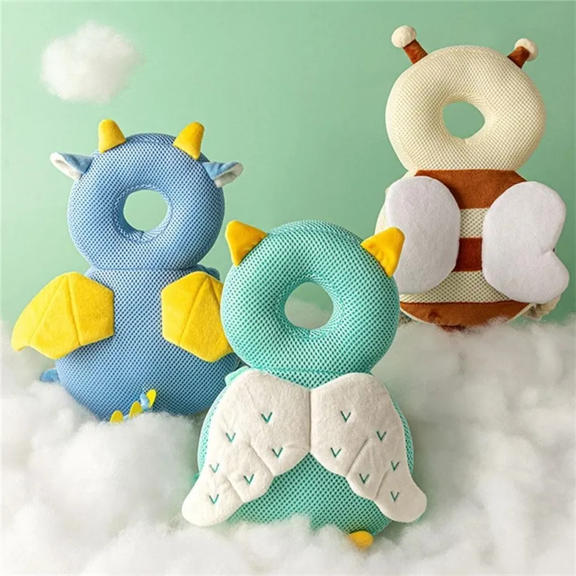 Baby Head Protection Oreiller Soft Pp Cotton Toddler Children Cushion Cushion Cartoon Infant Atifall Oreillères SAFE CARE 220818