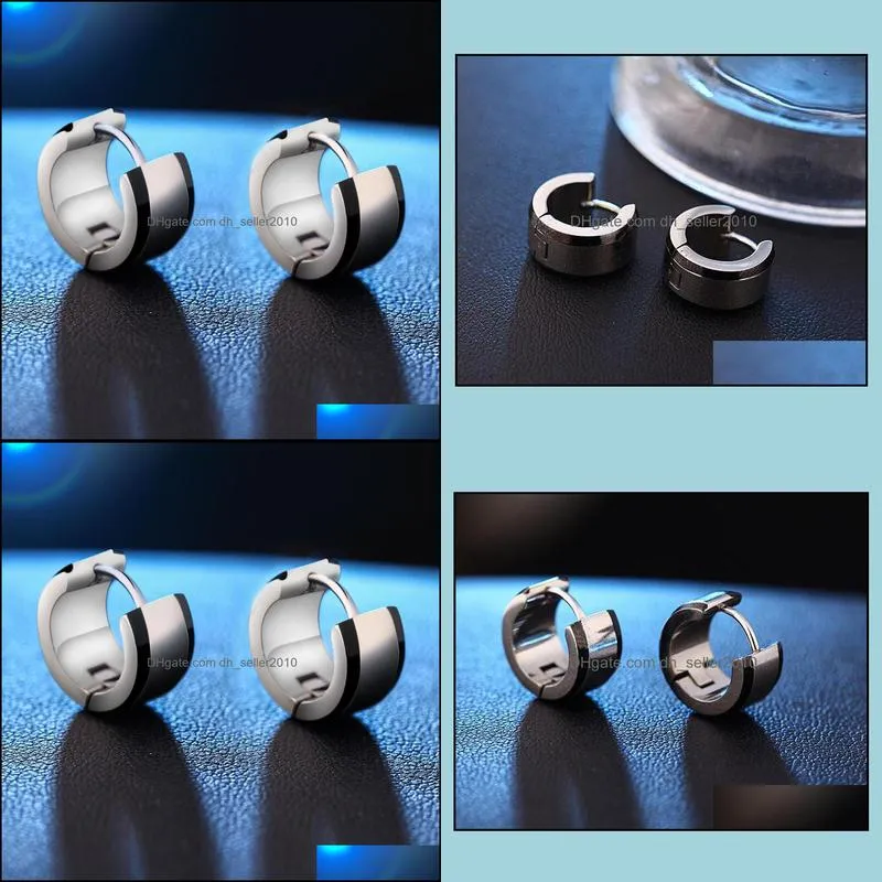 Hoop hie oorbellen unisex mannen vrouwen vallen hangende 925 sterling sier levering 2021 sieraden dhseller2010 dhqml