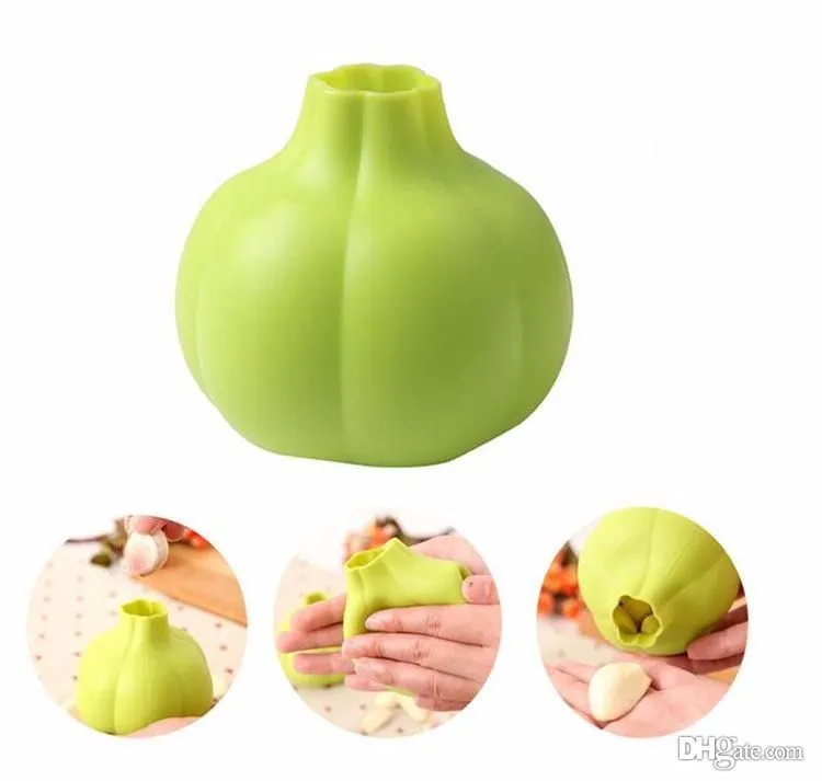 Silicone Garlic Peeler Creative Kitchen Practical Garlic Zesters Tool Home Super Soft Garlic Peeling Device Kitchen Tool DH7557