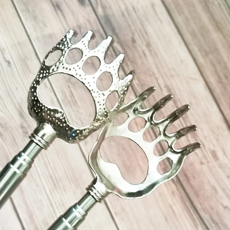 Telescopic Bear Claw Back Scratcher Easy To Fall Off Healthy Supplies Stainless Steel Scratchers High Grade C0818G03