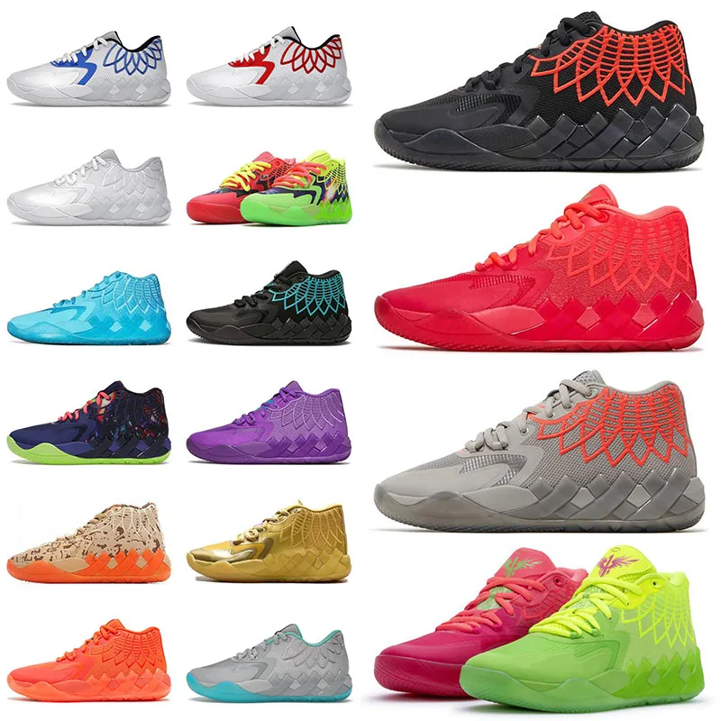 Outdoor MB.01 Scarpe da basket Alta qualità Rick And Morty In vendita Buzz City Sneakers Black Blast Queen Citys Rock Ridge Red Not From Here