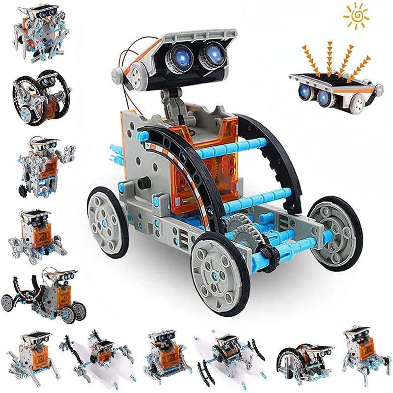 Robot solaire pour les enfants, Kit scientifique Stem Toys pour