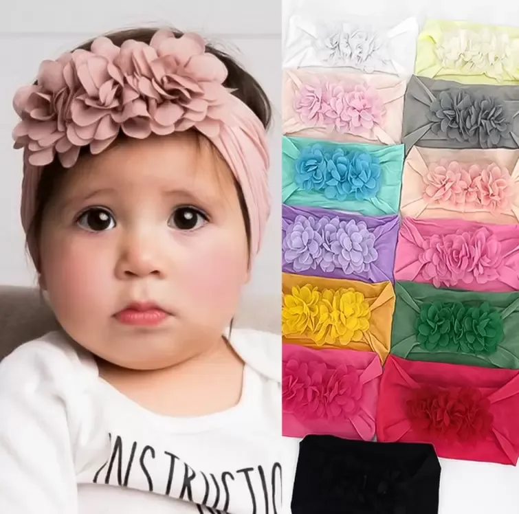 Acessórios para cabelos para bebês Belra de cabelo de nylon macio confortável