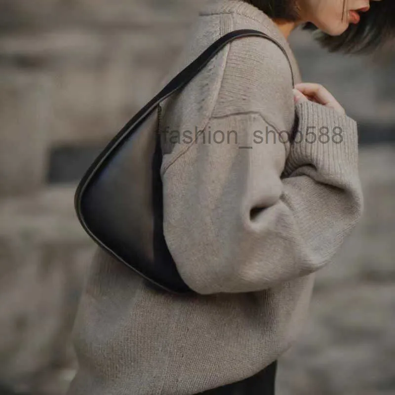 Женские роскошные дизайнерские сумки Высококачественная кожаная сумка через плечо женская подмышка нерегулярная модная портативная полумесяц простая рука Crossbody
