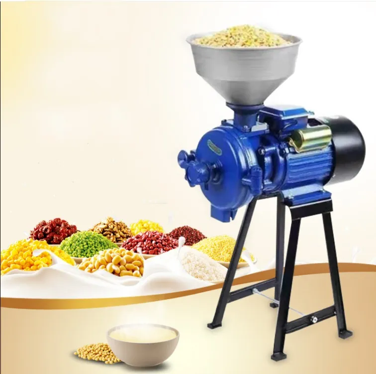 Электрическая шлифовальная машина зерновая пищевая продукция оборудование для обработки пищевых продуктов Коммерческая мельница для домашнего медицины для муки порошковой дробилки