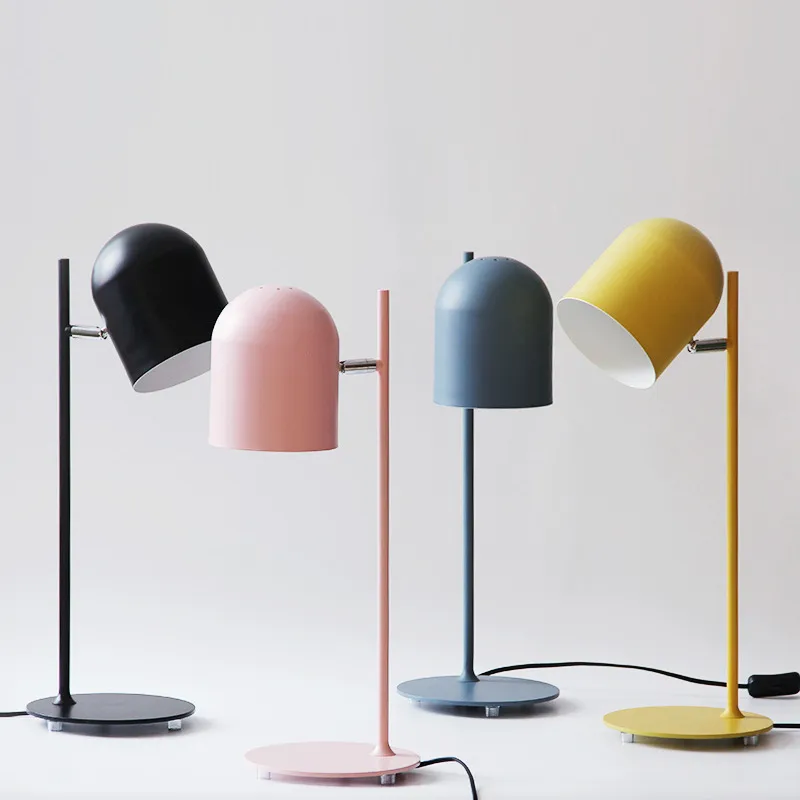 Lampy stołowe Nowoczesne kutego żelaza w stylu kreatywna lampa E27 LED Office Ogólnota sypialnia Badanie Badanie