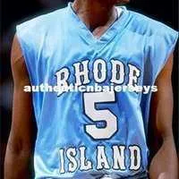 Lamar Cheap custom Odom Rhode Island College Basketball Jersey Embroidery Stitched Customize any size and name