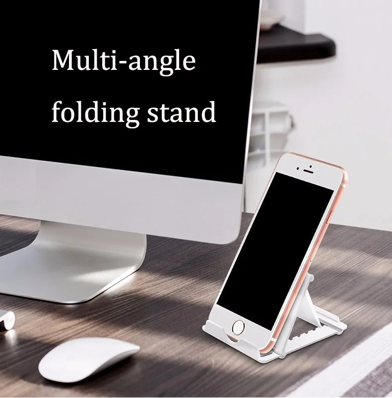 Telefoonhouder Desk Stand Voor Mobiel Statief Voor iPhone 14 Xs Max 12 13 Pro Huawei Xiaomi Kunststof Opvouwbare houder