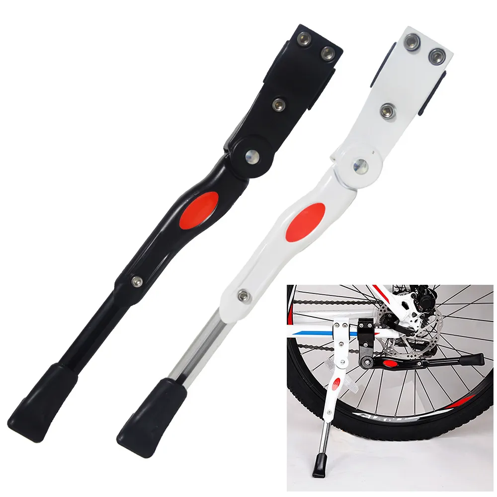 34.5-40cm Justerbar MTB-v￤gcykel Kickstand Parkeringsst￤ll Cykeldelar Mountain Bike Support Side Kick Stand Foot Brace