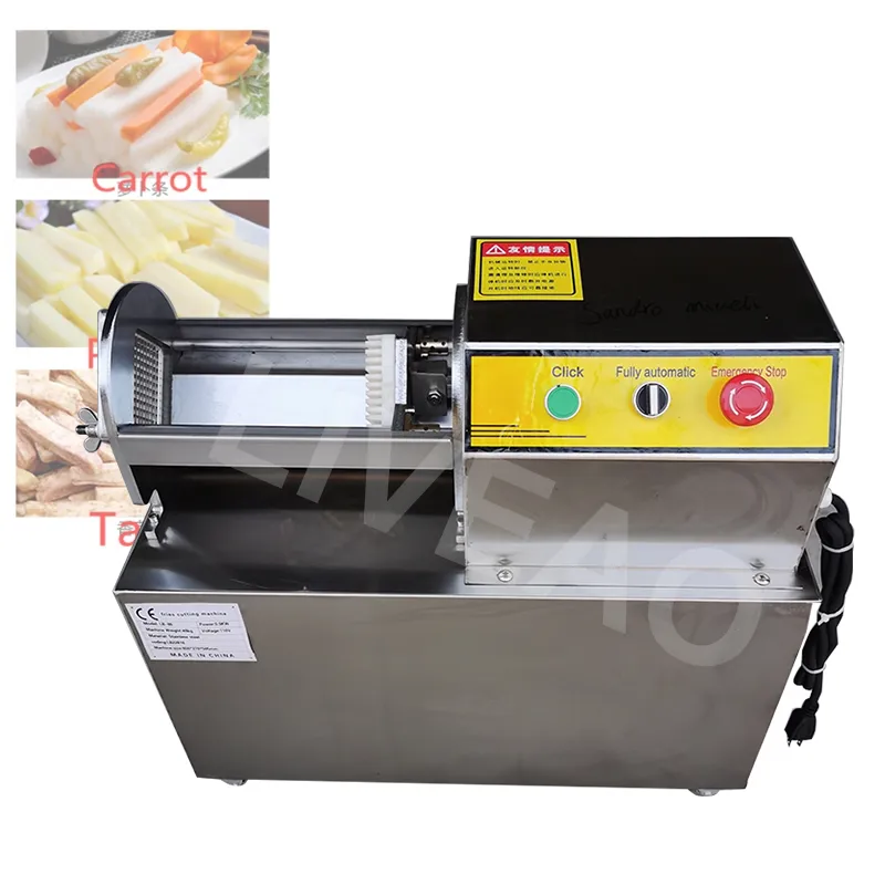 Commercial Stainless Steel Electric Commercial Electric Potato Cutter For French Fries, Potatoes
