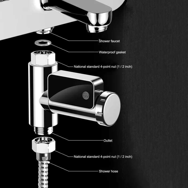 Akıllı Otomasyon Modülleri Gösterim Su Termometresi Elektronik Yağmur Duş Strip Bebek Banyosu Ölçüm Sıcaklık Ölçer Ev Banyo Araçları