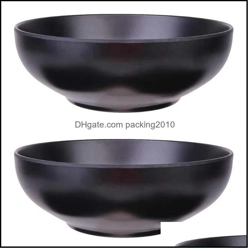 Bowls 2Pcs Japanese Style Noodle Simple Soup Bowl Container For Home Drop Delivery 2021 Garden Kitchen Dining Bar Dinnerw Packing2010 Dhhpa