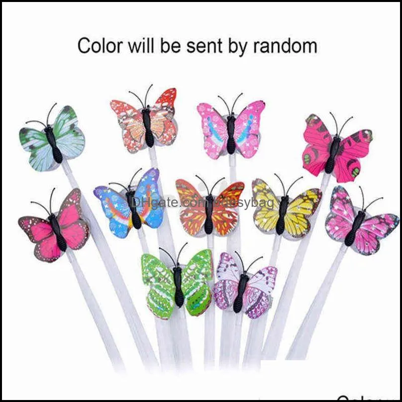 12pcs glow hair braid led luminous flower hair clip light up butterfly hair clip bar party decoration supplies toy glow in dark