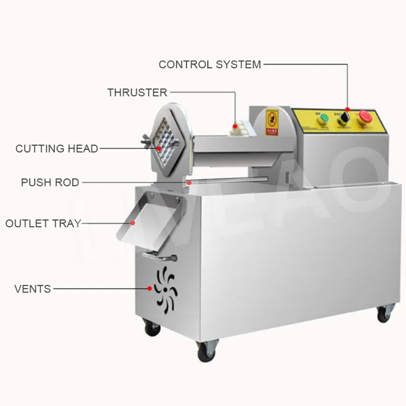 French Fries Cutter Commercial Electric Fruit And Vegetable Strip