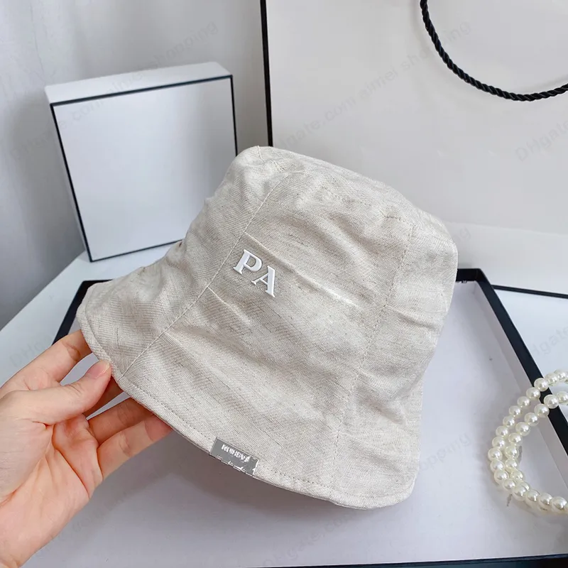 Fashion Women Designer Bucket Hat Mens Baseball Caps Beanie Casquettes Fisherman Buckets Hats Summer Sun Visor Good Quality PR