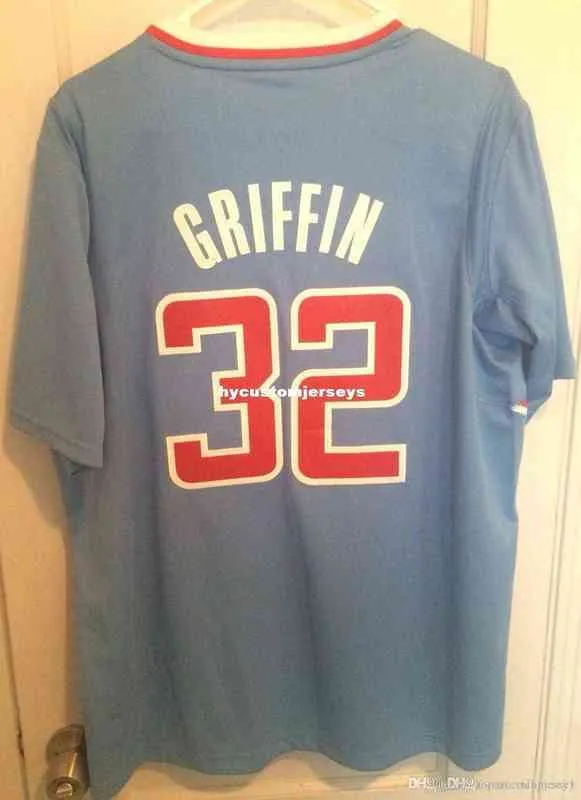 Günstiger Großhandel Blake Griffin Jersey AD genähte Männer Nwt New #32 T-Shirt Weste genähte Basketball-Trikots Ncaa