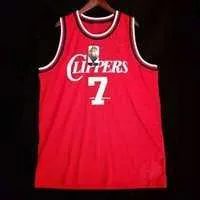 100% Stitched Lamar Odom #7 Sewn Jersey Red Blake Griffin Mens Vest Size Xs-6xl Stitched Basketball Jerseys vest Shirt