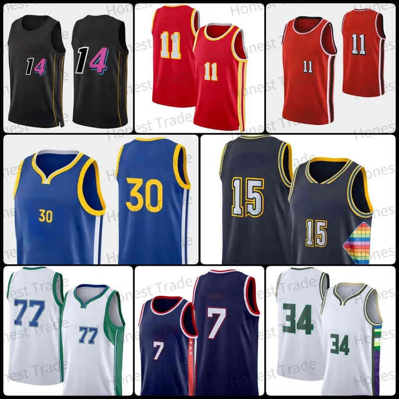 Basquete masculino 12 Ja Curry Morant Durant Basketball Jerseys 7 Kev em 11 Kyrie 13 Irving Harden 34 Giannis 77 Luka Morant Doncic Devin1 Booke