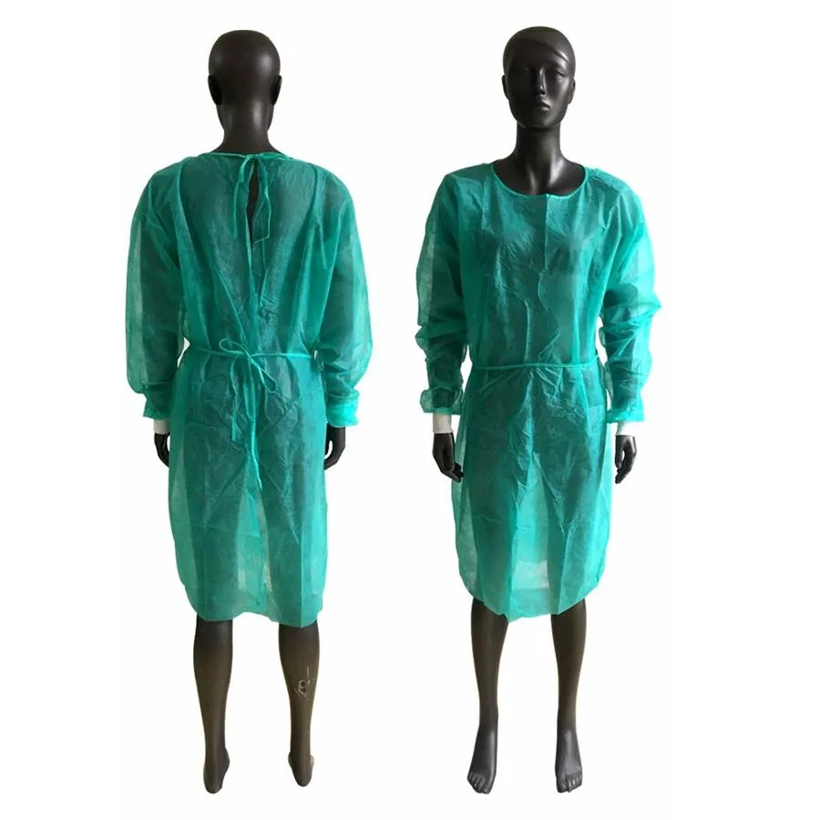 Capatos de chuva não tecidos Cloetes de proteção Isolation Disolation vestidos de roupa Facos f0822