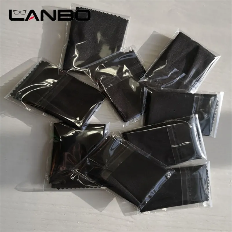 Lanbo Emballage indépendant 15x15cm Vêtements Vêtements Nettoyage des lunettes de soleil Microfiber Lunettes de caméra Guères Duster 220819