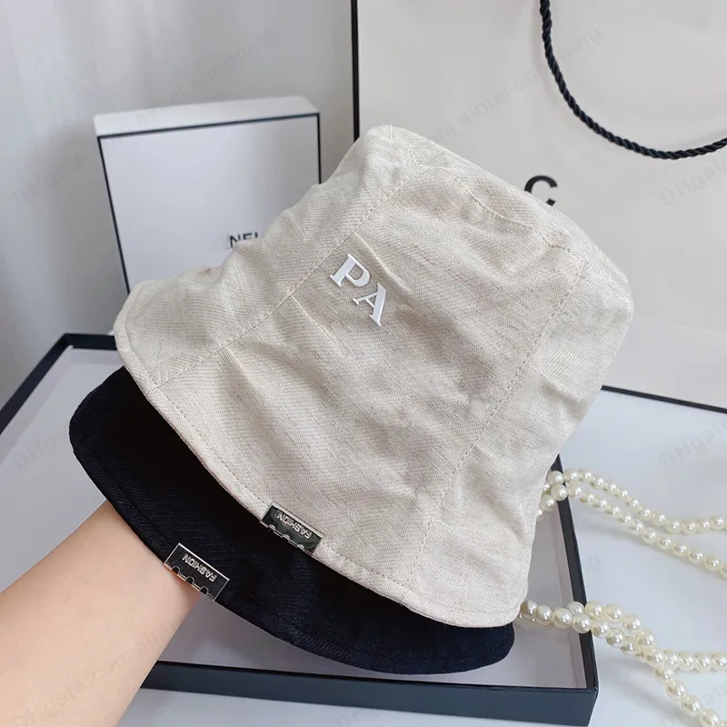 Fashion Women Designer Bucket Hat Mens Baseball Caps Beanie Casquettes Fisherman Buckets Hats Summer Sun Visor Good Quality PR