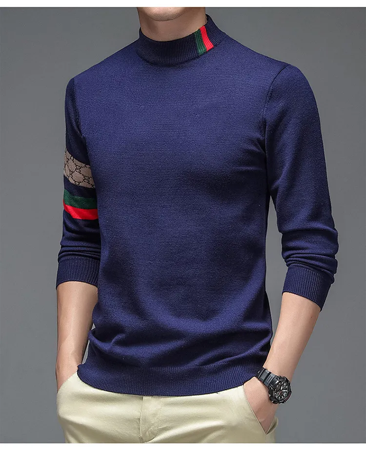 Mens luxury turtleneck top