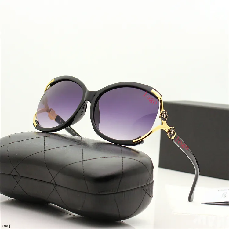 new womens Sunglasses classic glasses UV C sunglasses Fashion Camellia large frame high quality