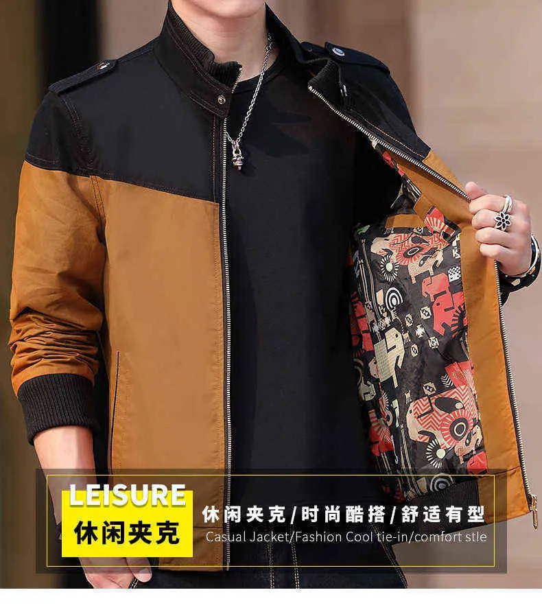 Mens Designer Bomber Jacket Casual Spring Fashion