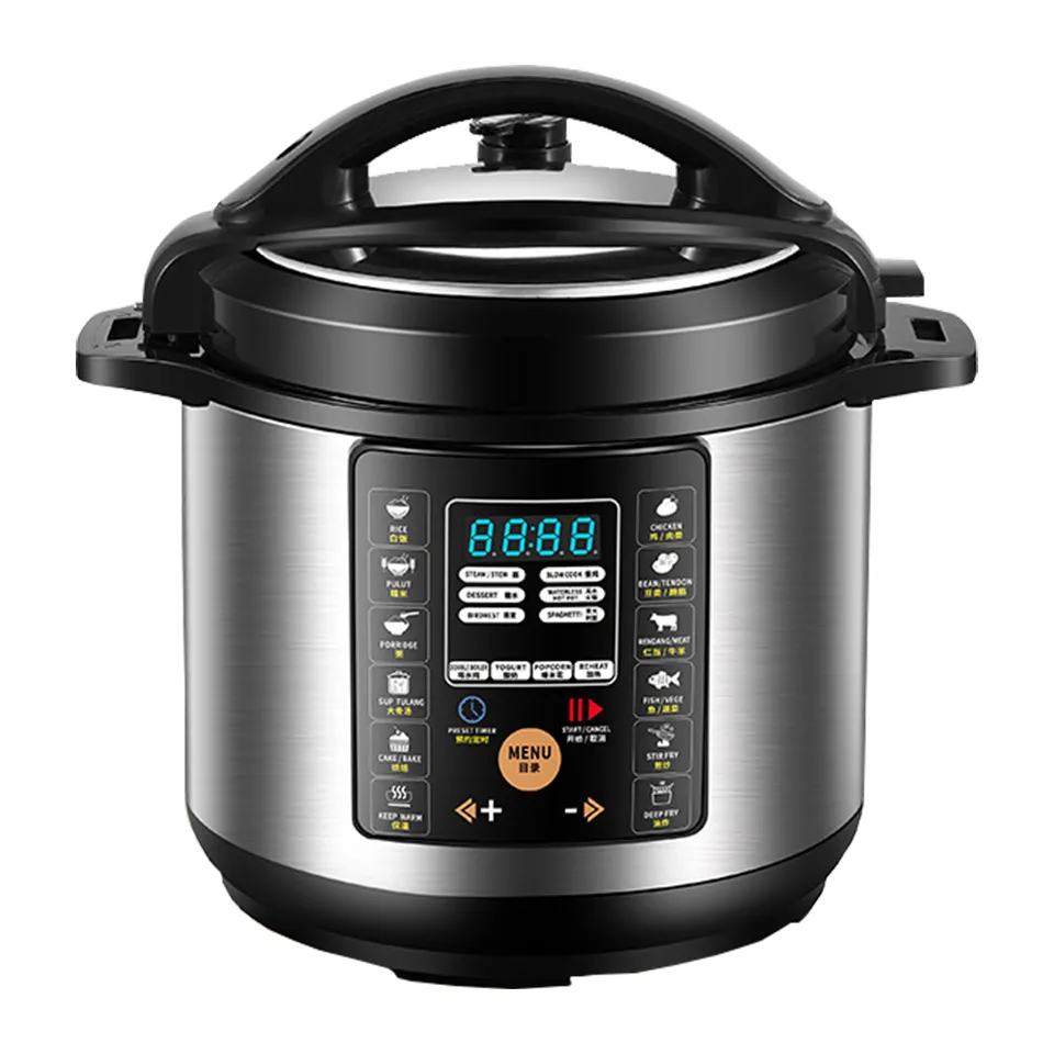 WF-D8L Electric Pressure Cooker Food Processors Digital Control Rice Cooker Pot for Kitchen Equipment
