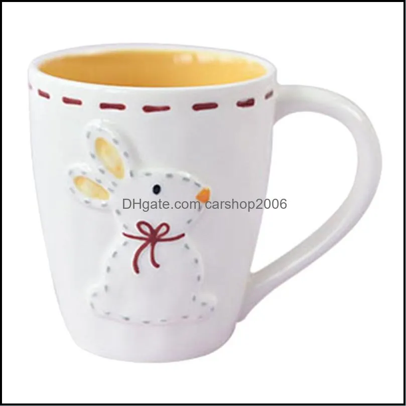 Mugs Easter Pattern Coffee Storage Cup Breakfast Mug Adorable Drop Delivery 2021 Home Garden Kitchen Dining Bar Drinkware Carshop2006 Dhl7I