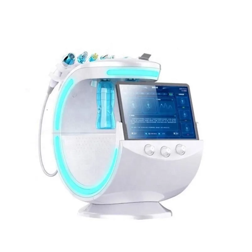 Nieuw product Blue Ice Peel Hydro Dermabrasion Skin Herjuvening Face Diepe reiniging Beauty Machine met huidanalyseren