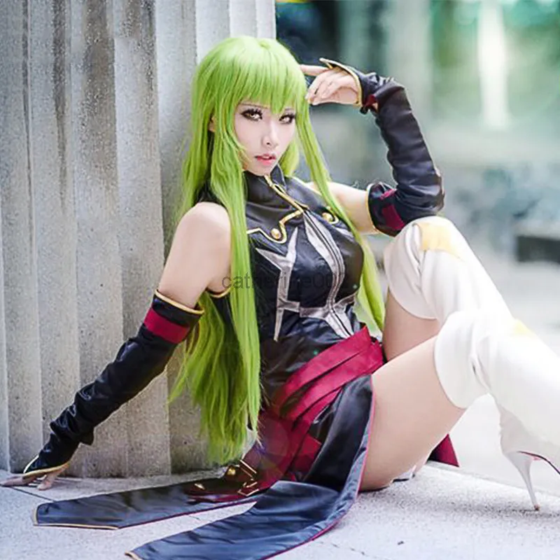 Anime Code Geass: Lelouch of The Rebellion Cosplay C.C. Costume