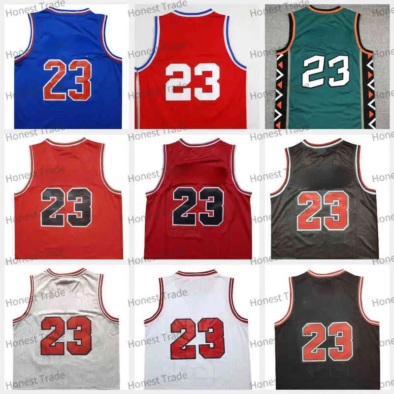 Mens Retro 1992-93 All 23 Jersey Blue Vintage Mesh Scottie Pippen Dennis Rodman Men Jerseys Throwback Unifors White 1984 1985 1997 1998 200