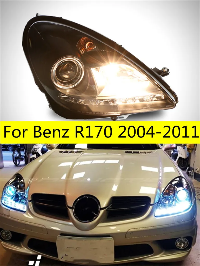 Car Styling LED Headlight For Benz R170 2004 2011 SLK200 SLK320 High