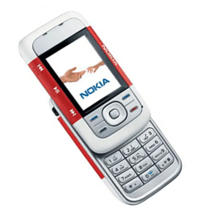 Téléphones portables d'origine remis à neuf Nokia 5300 GSM 2G caméra Bluetooth simple Sim pour les étudiants âgés diapositive téléphone portable classique