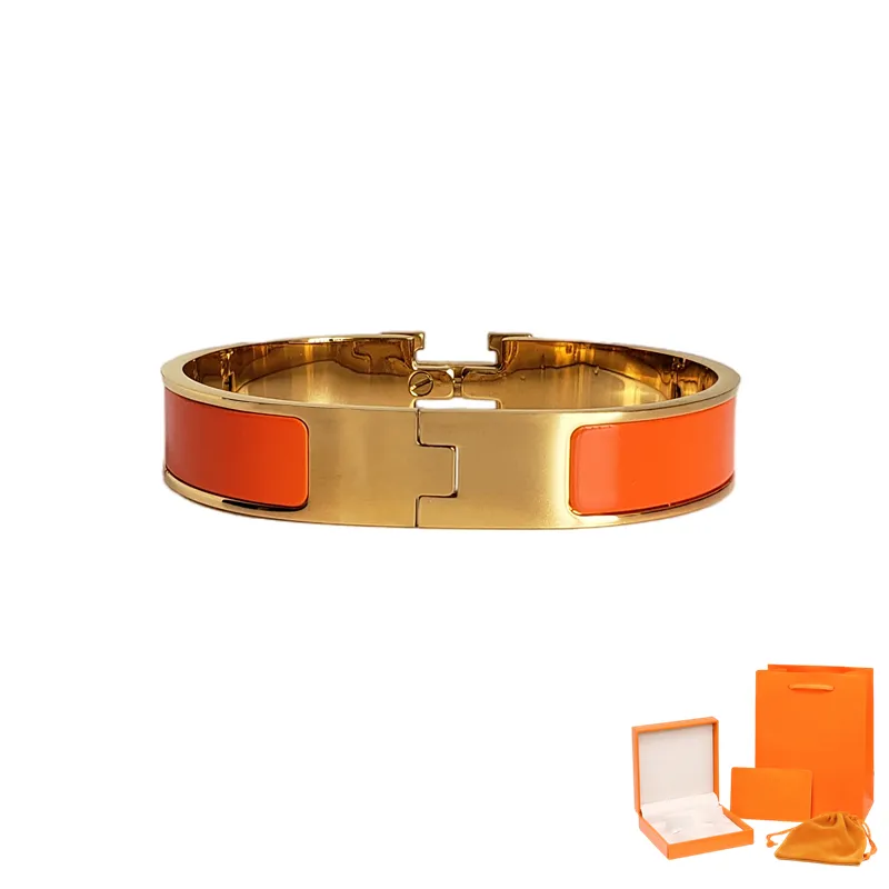 Klassiker H Bangel Männer Frauen 18k Goldbrief Armbänder Luxus Design Schmuck farbfarbhypoallergene Geburtstagsgeschenk
