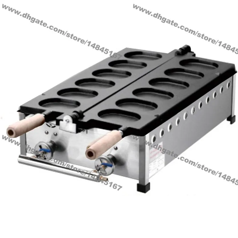 6pcs Coreano Uovo Torta Uso Commerciale antiaderente GPL Gas Gyeranbbang Maker Machine Baker Ferro Stampo Plate267V