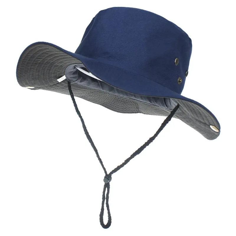 Berets The Spring And Summer Of 2022 Male Outdoor Travel Bucket Hat Pure Color Breathable Folding Sunscreen Ms Panama CapBerets