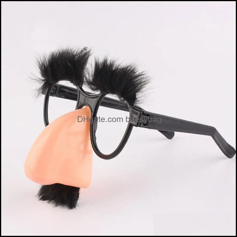 Украшение вечеринки 1 ПК Big Nose Funcle Glasses Costume Cospla