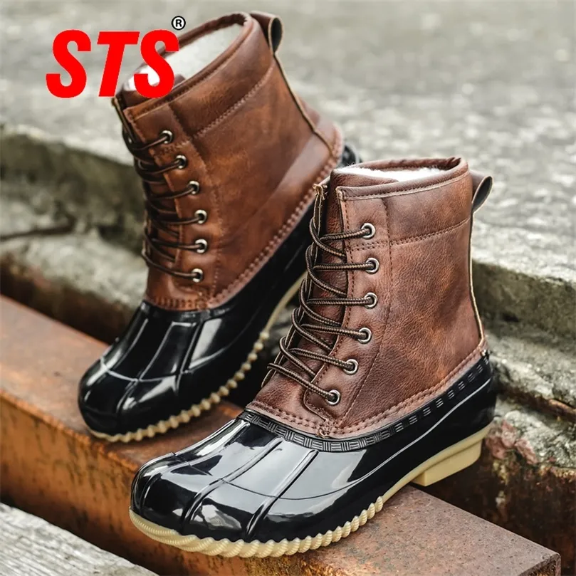 STS Women's Boots Lady Duck But z wodoodpornym zamkiem błyskawiczne Sole Kobiety deszczowe buty