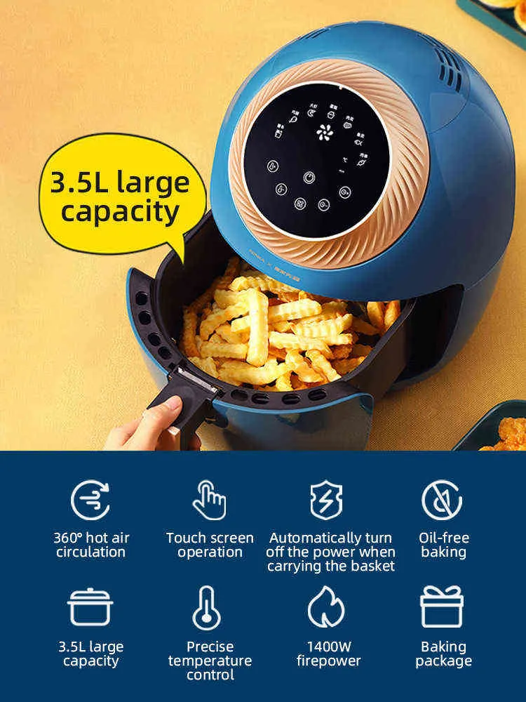 Smart Control Oil Free Frigidaire Air Fryer For French Fries, Fried