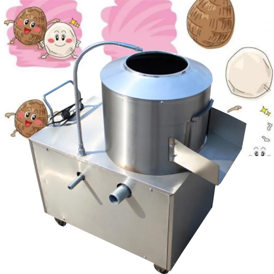1500W Commercial Electric Potato Peeling Machine Stainless Steel Full