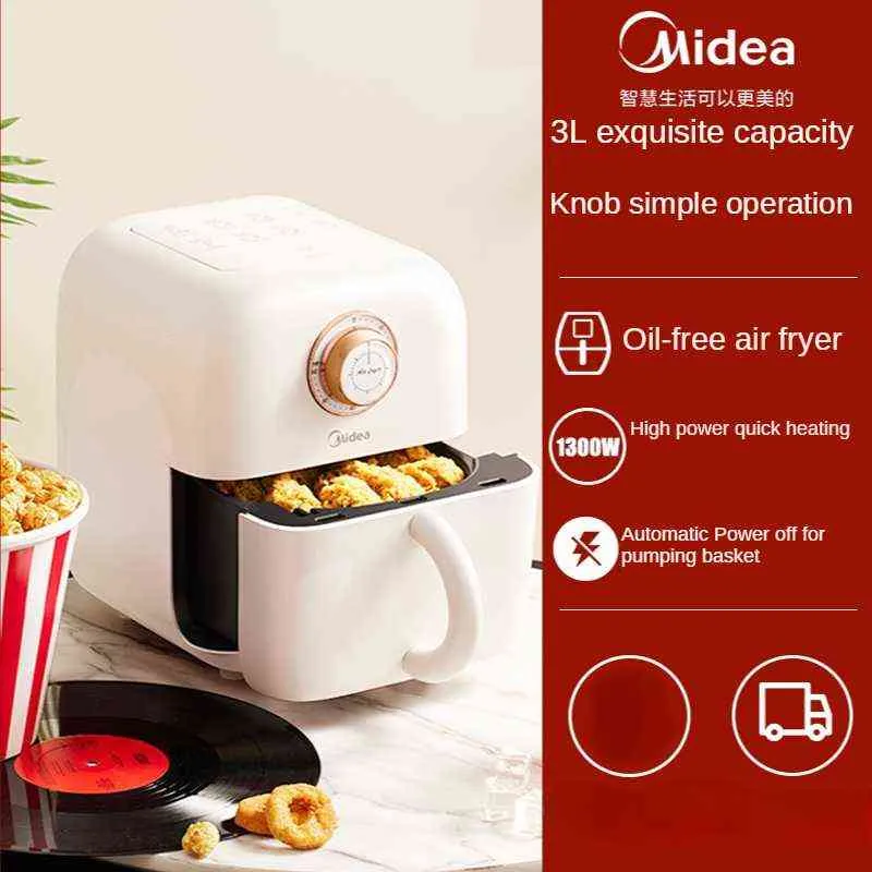 Midea Air Fryer Fully Automatic Oven Integrated Multifunctional Low Fat Without Toaster T220819