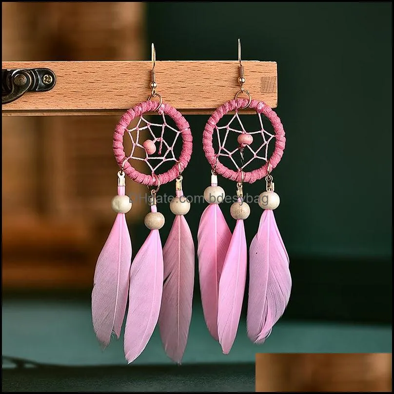 Dangle Chandelier Dream Catcher Dangles Earrings Stud Earring Ear Hoop For Women Girl Jewelry Gift 211507 Drop Delivery 202 Bdesybag Dhawm