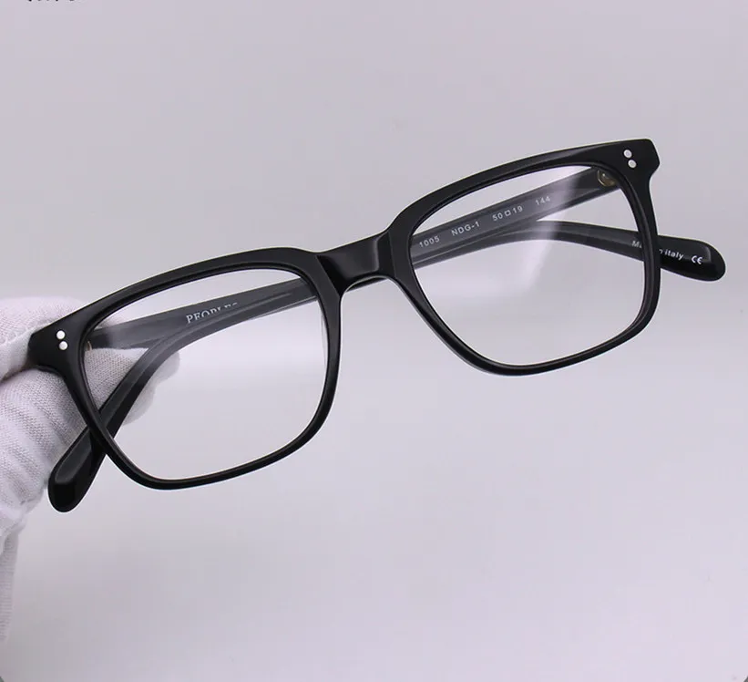 Дизайнерские мужчины Оптические очки Большие квадратные очки рамы 5031 марки рамы зрелищ