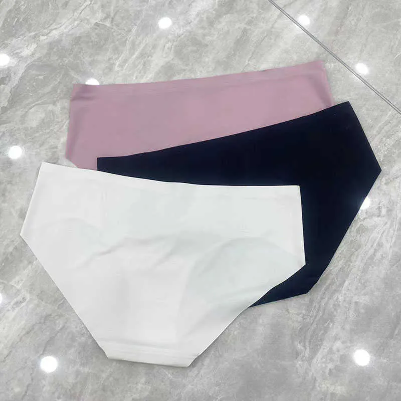 NWT Lu-18 3PCS Kobiety majtki płynne majtki pływanie noszenie żeńskie bieliznę niska rise Underpants Sexy bielizna