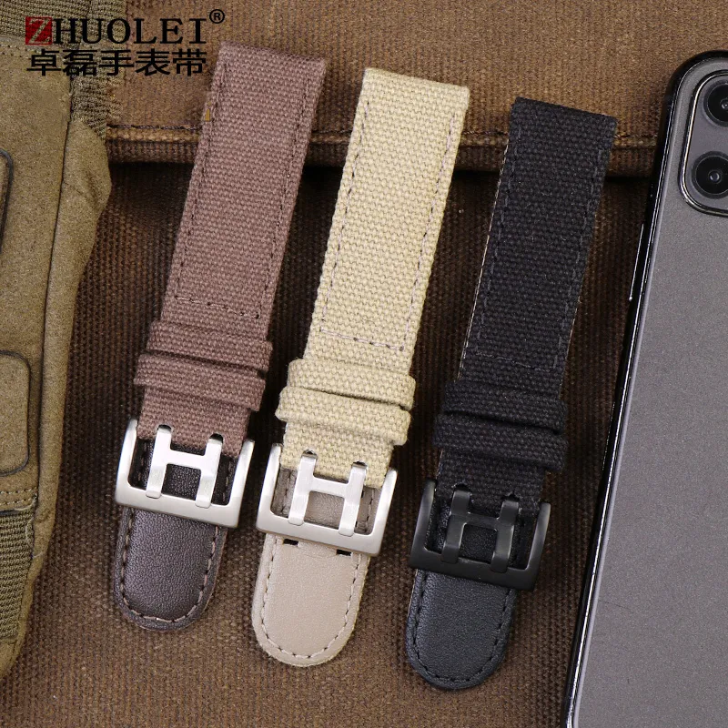 Horlogeband hamilton clearance khaki