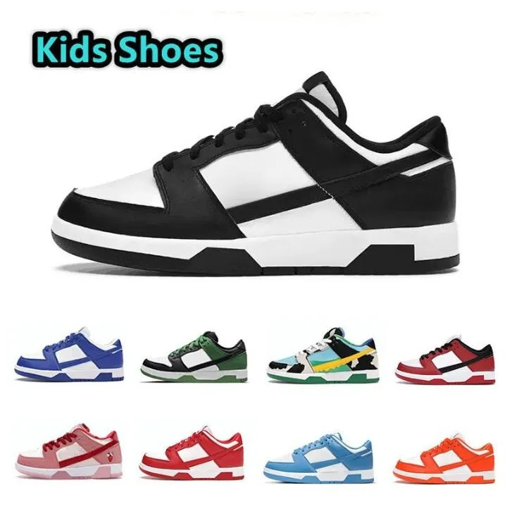 Chaussures pour enfants Enfants Préscolaire Athlétique Baskets de designer pour l'extérieur Baskets Toddler Girl Tod Chaussures Pour Enfant Sapatos infantis Blanc Noir UNC Chaussure pour enfant