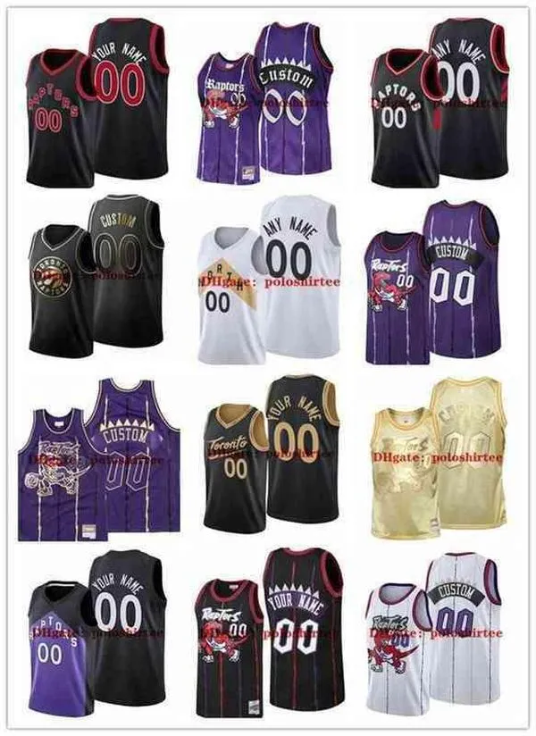 ''Nba'''jerseys2022 New #00 Custom Stitched Mens 2021-22 Edition City Jersey S-6XL Kyle Lowry 7 Fred Vanvleet 23 Pascal 43 Siakam Baske