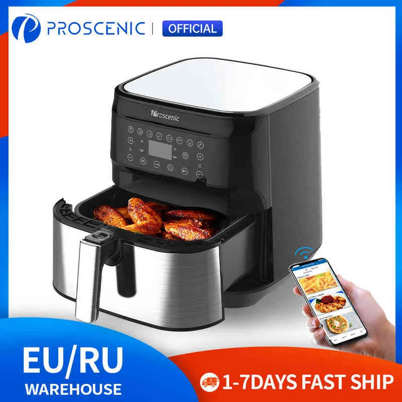 Proscenic T21 Fryer Without Oil Air Fryer 5.5L Compatible With App And